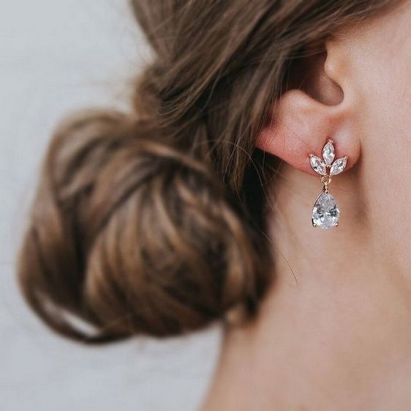 50 Stud Earring for Wedding Brides Ideas 18