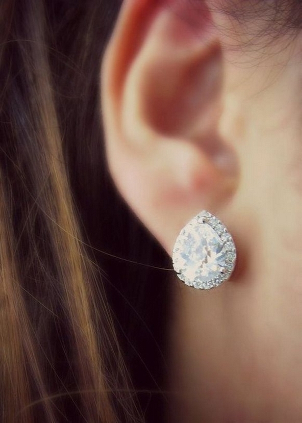 50 Stud Earring for Wedding Brides Ideas 20