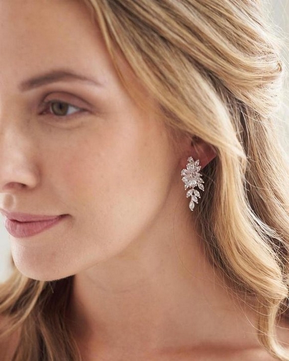 50 Stud Earring for Wedding Brides Ideas 48