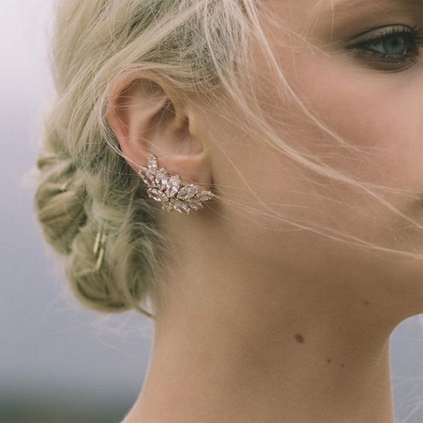 50 Stud Earring for Wedding Brides Ideas 55