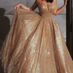 60 Gold Glam Wedding Dresses Inspiration 14
