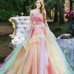 80 Colorful Wedding Dresses Ideas 45