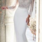 80 Inspiring Beautiful Sequin Bridal Gown 26