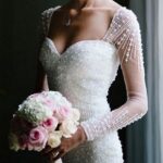 80 Inspiring Beautiful Sequin Bridal Gown 55
