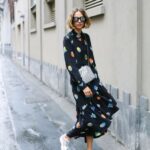 80 Stylish and Comfy Dress and Sneakers Outfit Look 11