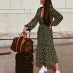 80 Stylish and Comfy Dress and Sneakers Outfit Look 34