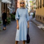 80 Stylish and Comfy Dress and Sneakers Outfit Look 46