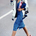 80 Stylish and Comfy Dress and Sneakers Outfit Look 48