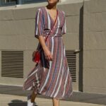80 Stylish and Comfy Dress and Sneakers Outfit Look 62