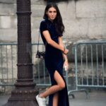 80 Stylish and Comfy Dress and Sneakers Outfit Look 72