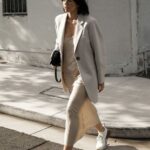 80 Stylish and Comfy Dress and Sneakers Outfit Look 73