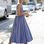 80 Stylish and Comfy Dress and Sneakers Outfit Look 76