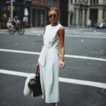 80 Stylish and Comfy Dress and Sneakers Outfit Look 9