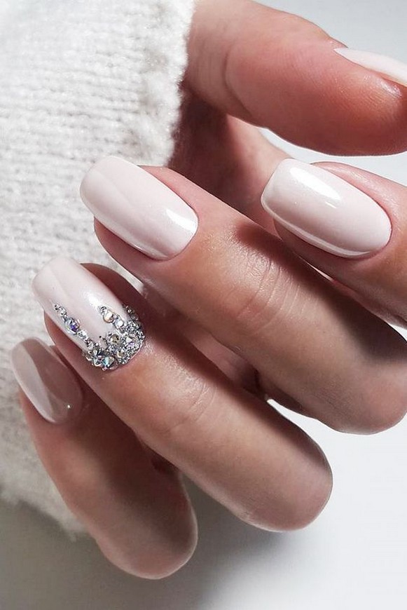 80 The Most Elegant Wedding Nail Art 12