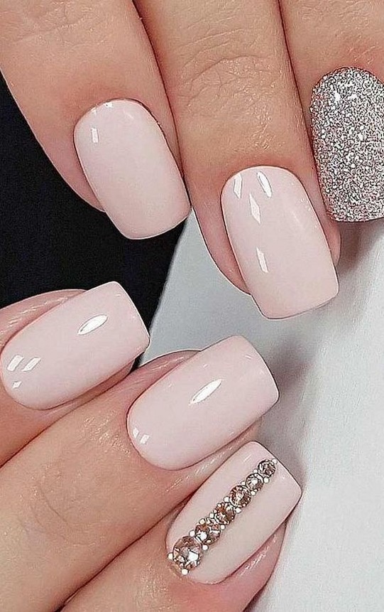 80 The Most Elegant Wedding Nail Art 15
