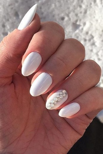 80 The Most Elegant Wedding Nail Art 17