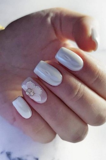 80 The Most Elegant Wedding Nail Art 22