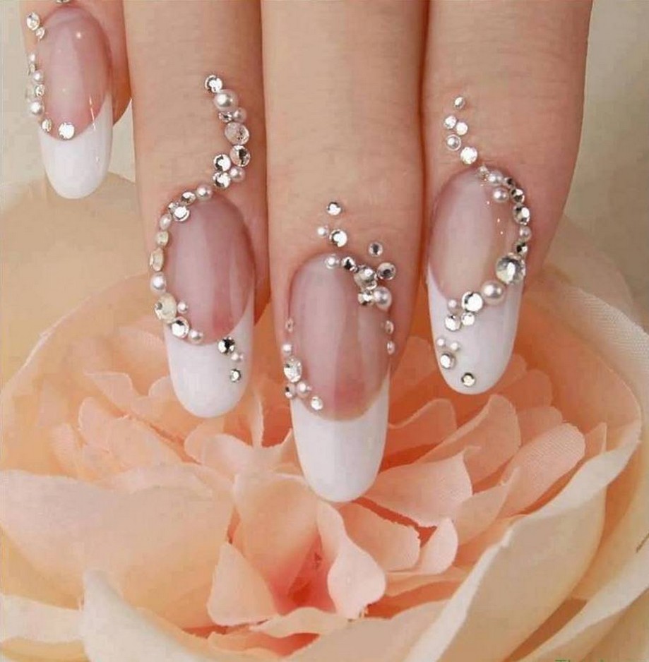 80 The Most Elegant Wedding Nail Art 24