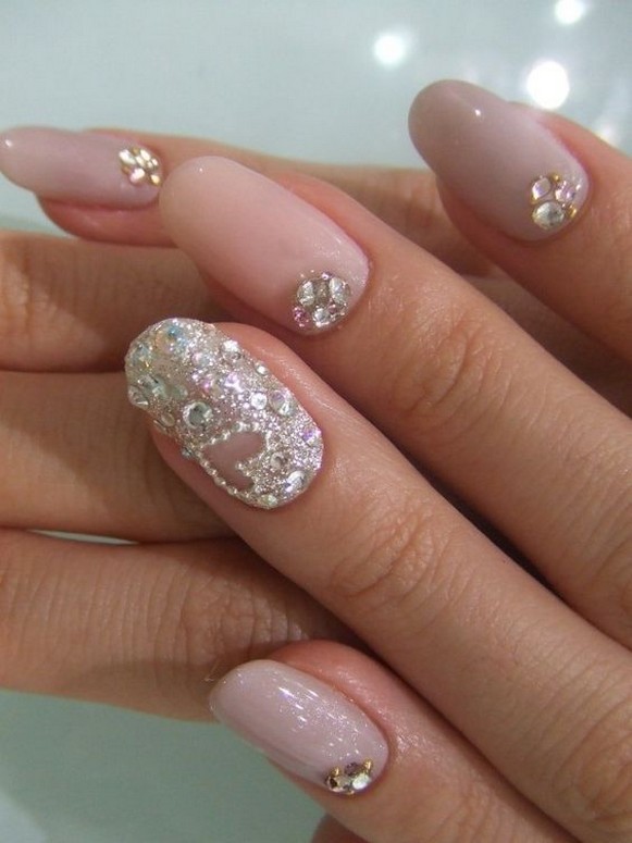 80 The Most Elegant Wedding Nail Art 49