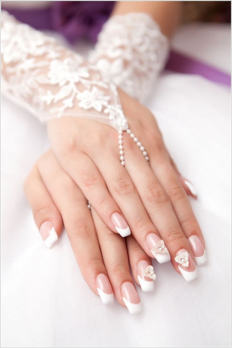 80 The Most Elegant Wedding Nail Art 50