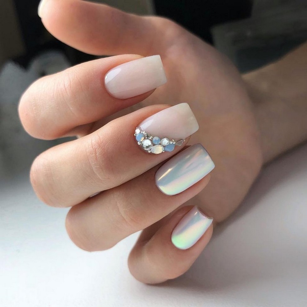 80 The Most Elegant Wedding Nail Art 61
