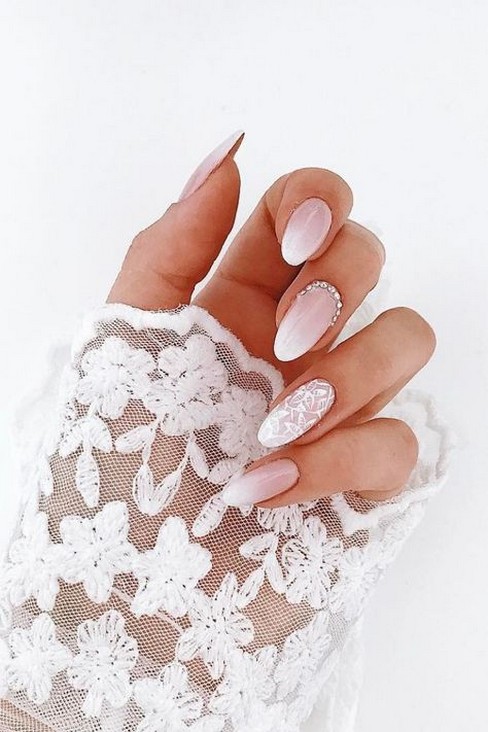 80 The Most Elegant Wedding Nail Art 74