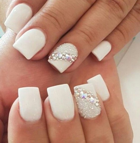 80 The Most Elegant Wedding Nail Art 9