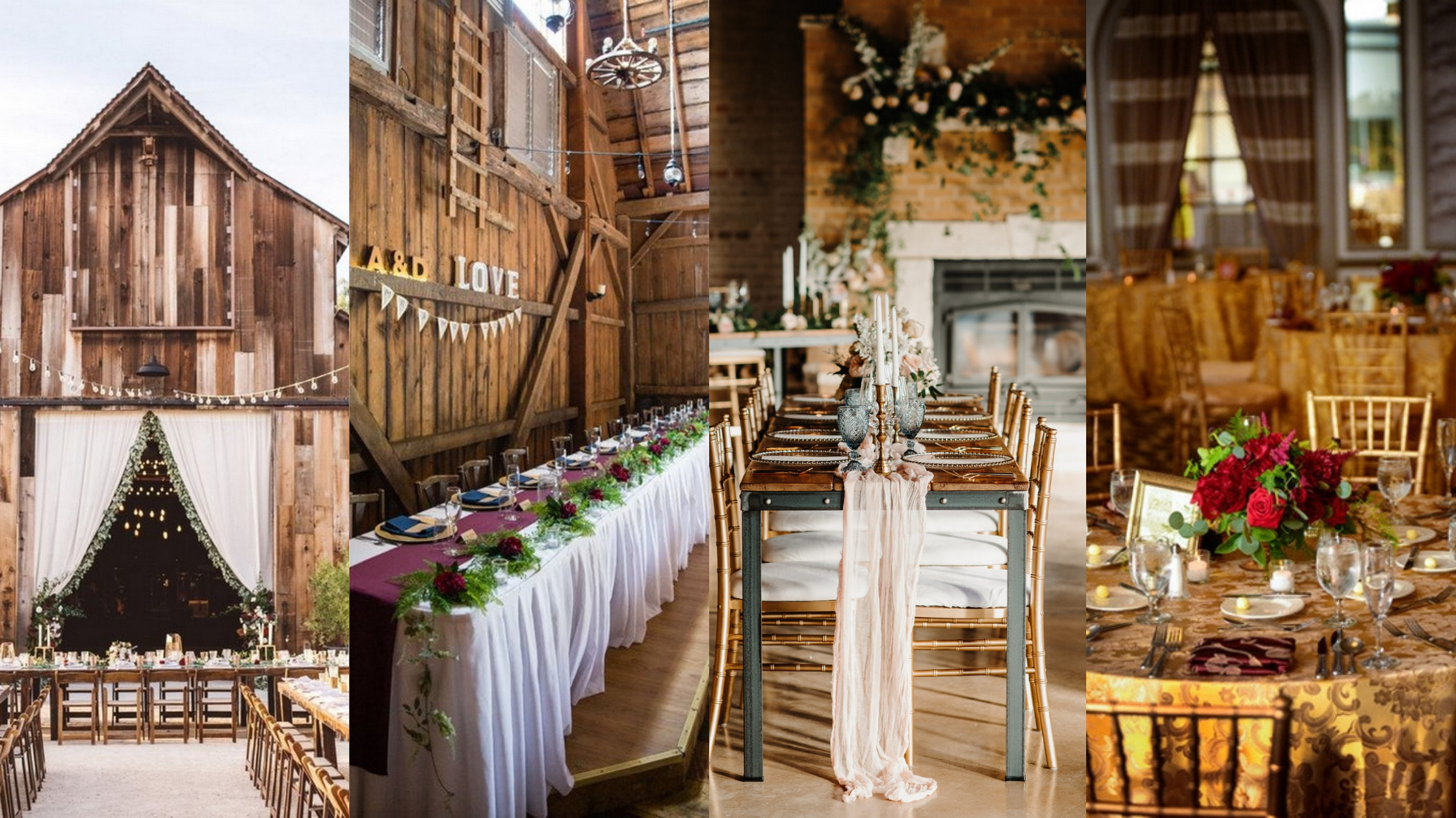 40 Romantic Rustic Barn Wedding Decoration Ideas