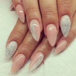 50 Acrylic Nails Ideas with Glitter Which You Love 04