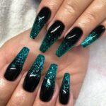 50 Acrylic Nails Ideas with Glitter Which You Love 05