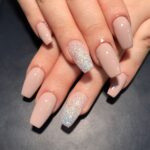 50 Acrylic Nails Ideas with Glitter Which You Love 11