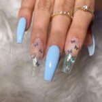 50 Acrylic Nails Ideas with Glitter Which You Love 30