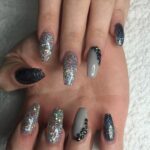 50 Acrylic Nails Ideas with Glitter Which You Love 33