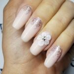 50 Acrylic Nails Ideas with Glitter Which You Love 34