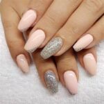 50 Acrylic Nails Ideas with Glitter Which You Love 38