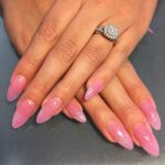 50 Acrylic Nails Ideas with Glitter Which You Love 41