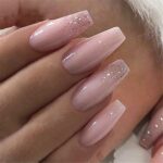 50 Acrylic Nails Ideas with Glitter Which You Love 46