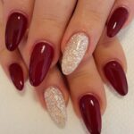 50 Acrylic Nails Ideas with Glitter Which You Love 48