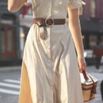 50 Dresses with Belt Styles Ideas 38