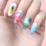 53 Ideas Fresh New Look Tropical Nail Designs 04