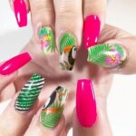 53 Ideas Fresh New Look Tropical Nail Designs 12