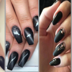 30 Stunning Black Nail Design Ideas