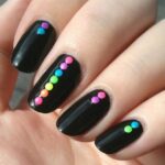 30 Stunning Black Nail Design Ideas 20