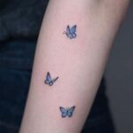 30 Ideas Butterflies Tattoo Designs for Women 04