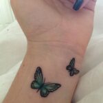30 Ideas Butterflies Tattoo Designs for Women 12