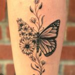 30 Ideas Butterflies Tattoo Designs for Women 13