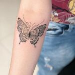 30 Ideas Butterflies Tattoo Designs for Women 15