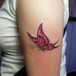 30 Ideas Butterflies Tattoo Designs for Women 20