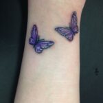 30 Ideas Butterflies Tattoo Designs for Women 21