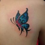 30 Ideas Butterflies Tattoo Designs for Women 22